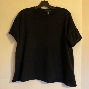 Eileen Fisher linen/cotton box top short sleeve size Medium-NWOT